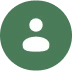 Here's an alt tag for the image: `Profile icon, green background`